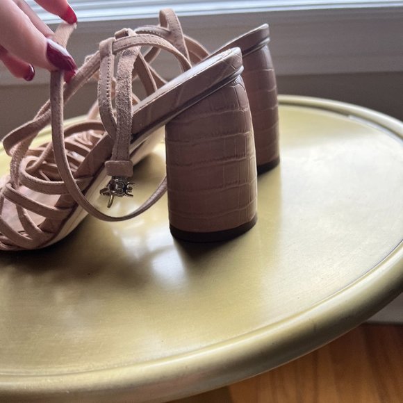 Sam Edelman Pink Strappy Heels - Picture 4 of 8
